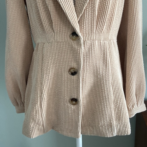 Anthropologie Current Air Corduroy Double Breasted Blazer Like New Size … - Picture 6 of 8